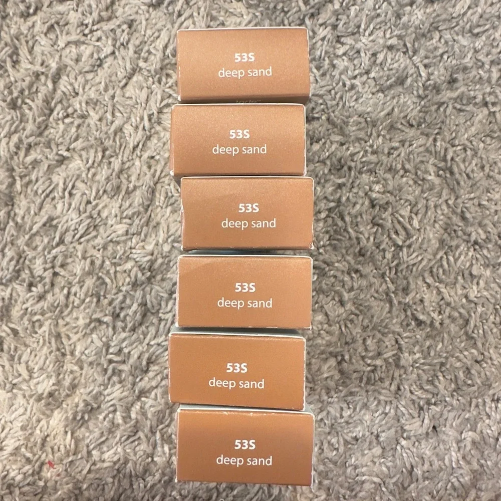 Lot of 6 MINI Tarte SEA Hydroflex Serum Foundation 53S Deep Sand 0.33oz New